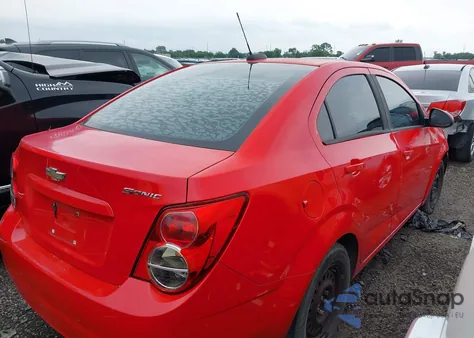 2015 Chevrolet Sonic Ls Auto из США, поврежденный, VIN 1G1JA5SH2F4138408
